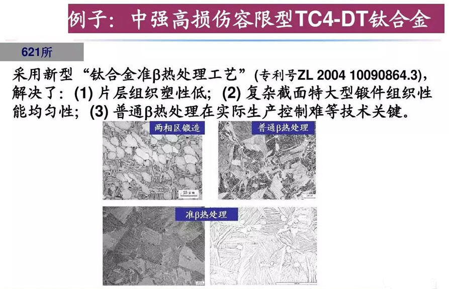 钛合金资料组织机能关系 钛合金资料组织机能关系