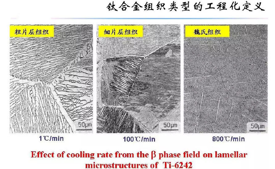 钛合金资料组织机能关系 钛合金资料组织机能关系