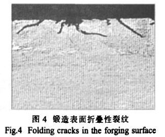 铸造表表折叠性裂纹