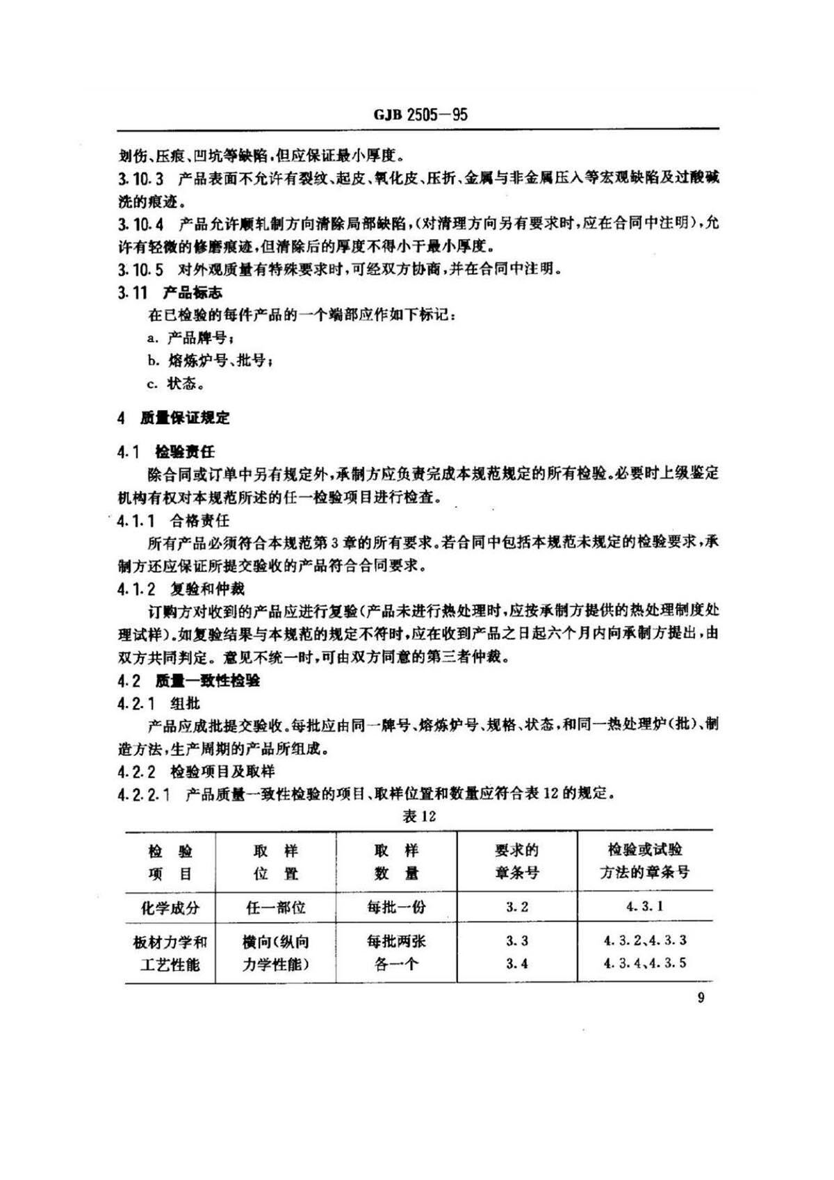 航空用钛脊合金板、带材规范 航空用钛脊合金板、带材规范